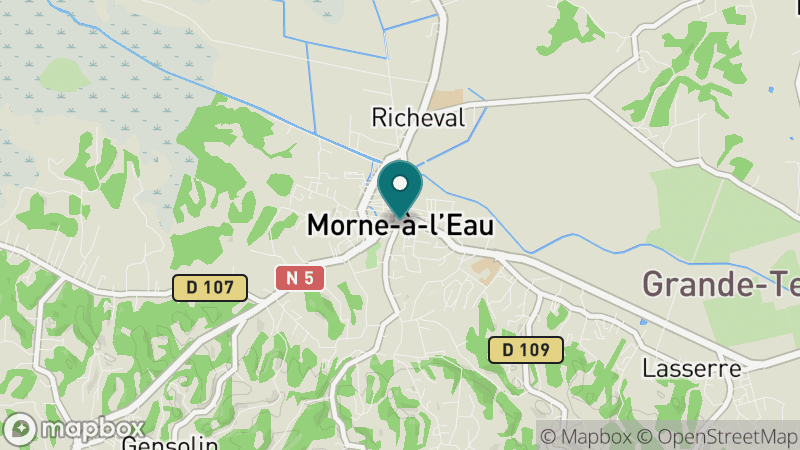 Carte - Morne-à-l'Eau