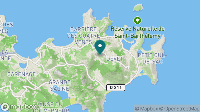 Carte - Saint Barthélemy