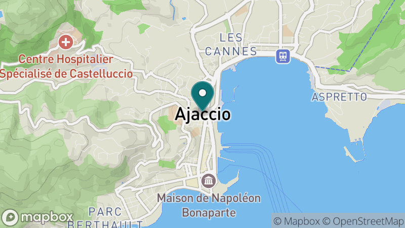 Carte - Ajaccio