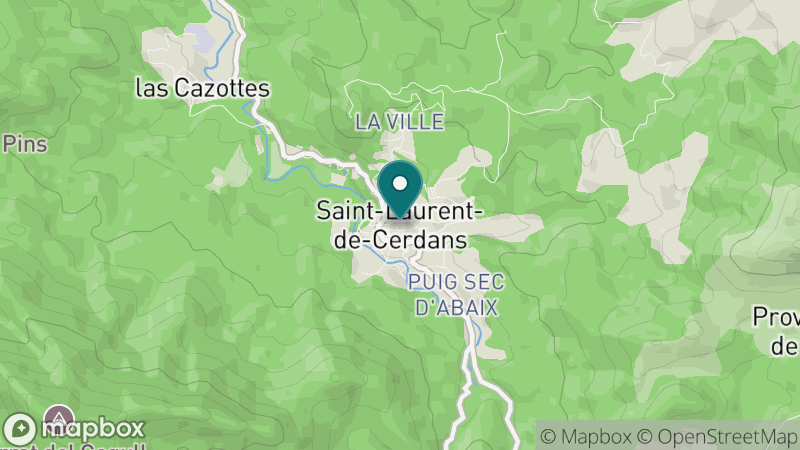 Carte - Saint Laurent De Cerdans
