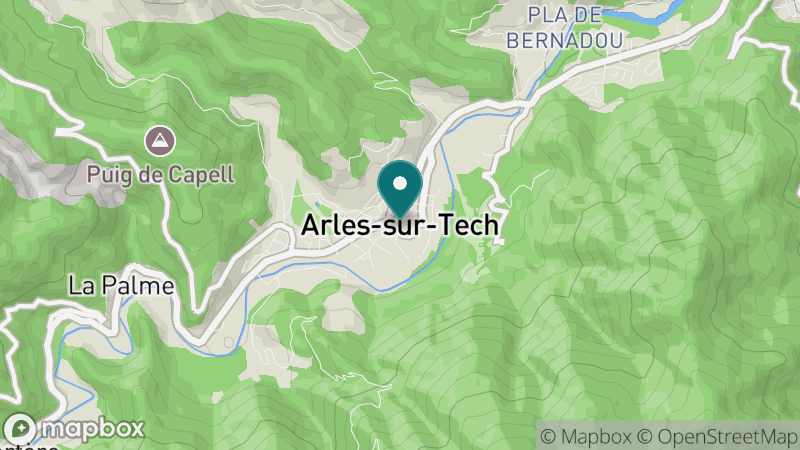 Carte - Arles Sur Tech