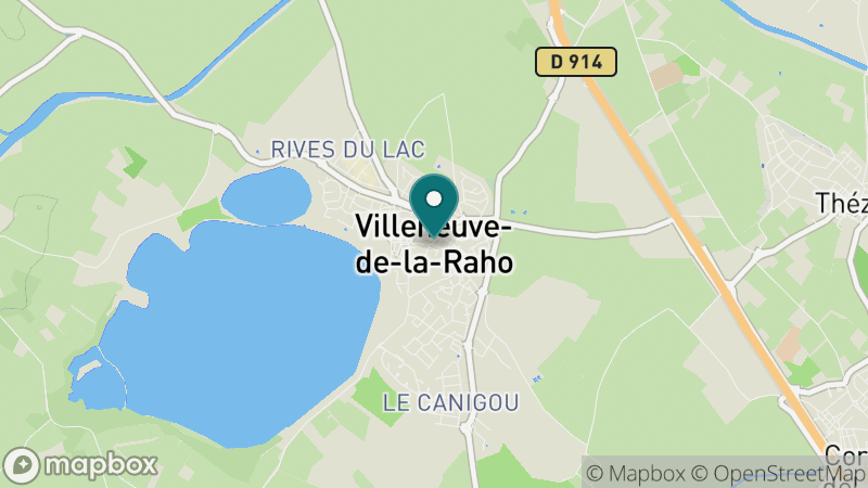 Carte - Villeneuve De La Raho