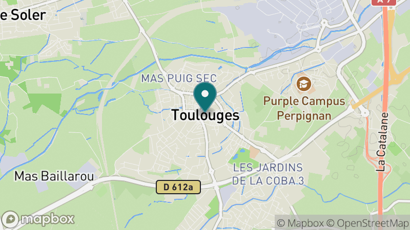 Carte - Toulouges