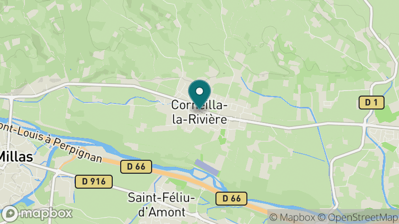 Carte - Corneilla La Riviere