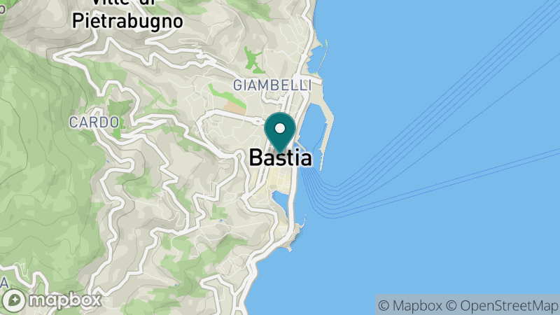 Carte - Bastia