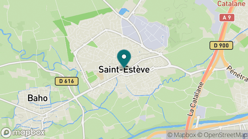 Carte - Saint-Estève