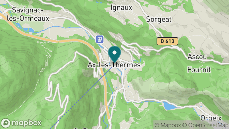 Carte - Ax Les Thermes