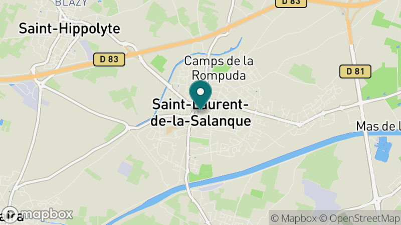 Carte - Saint Laurent De La Salanque