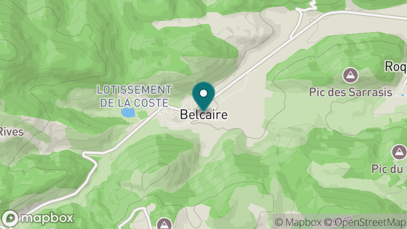 Carte - Belcaire