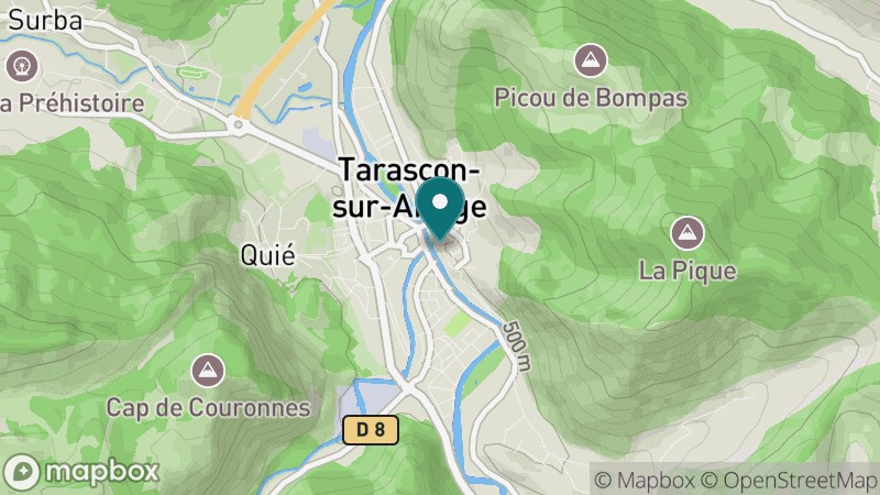 Carte - Tarascon-sur-Ariège