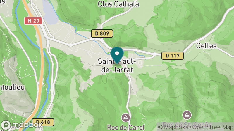 Carte - Saint Paul De Jarrat