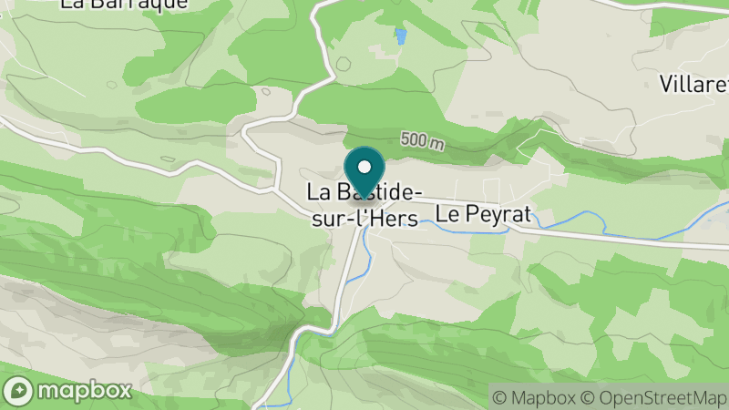 Carte - La Bastide Sur L'hers