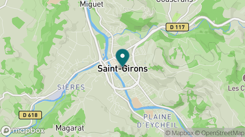 Carte - Saint Girons