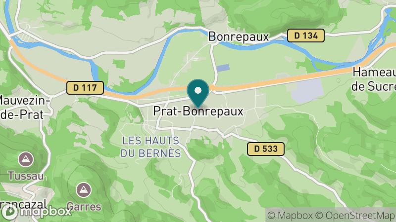 Carte - Prat Bonrepaux