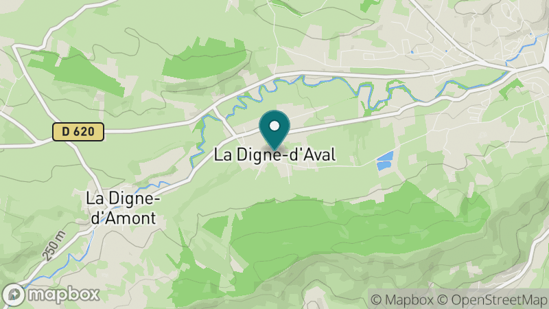 Carte - La Digne-d'Aval
