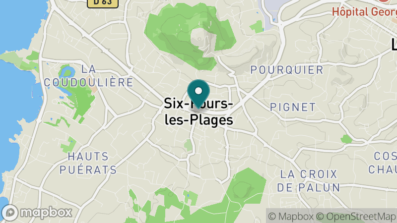 Carte - Six Fours Les Plages