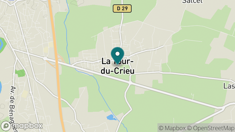 Carte - La Tour-du-Crieu