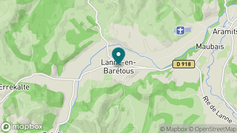 Carte - Lanne-en-Barétous