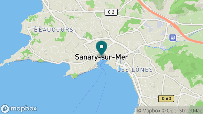 Carte - Sanary-sur-Mer