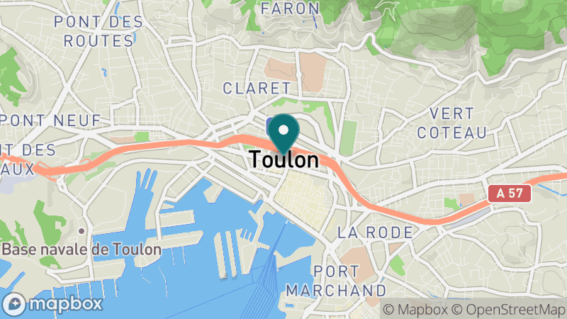 Carte - Toulon