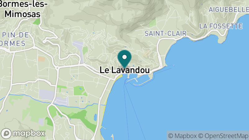 Carte - Le Lavandou