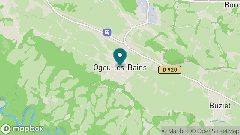 Carte - Ogeu Les Bains