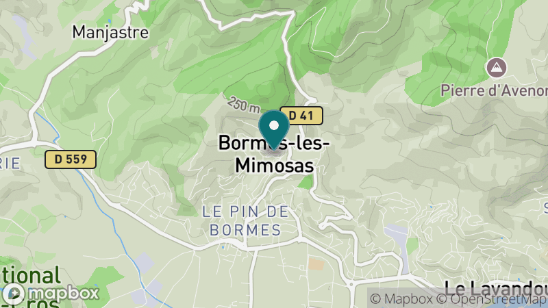 Carte - Bormes-les-Mimosas