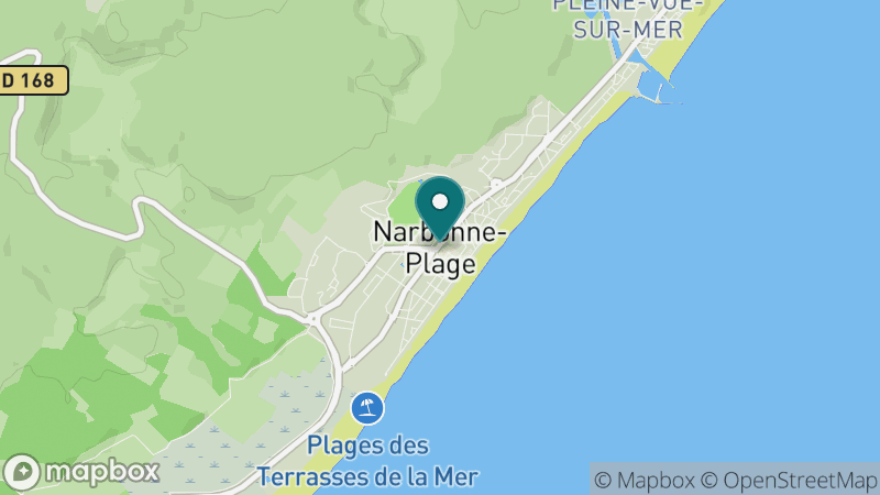 Carte - Narbonne-Plage