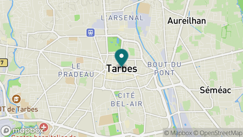 Carte - Tarbes