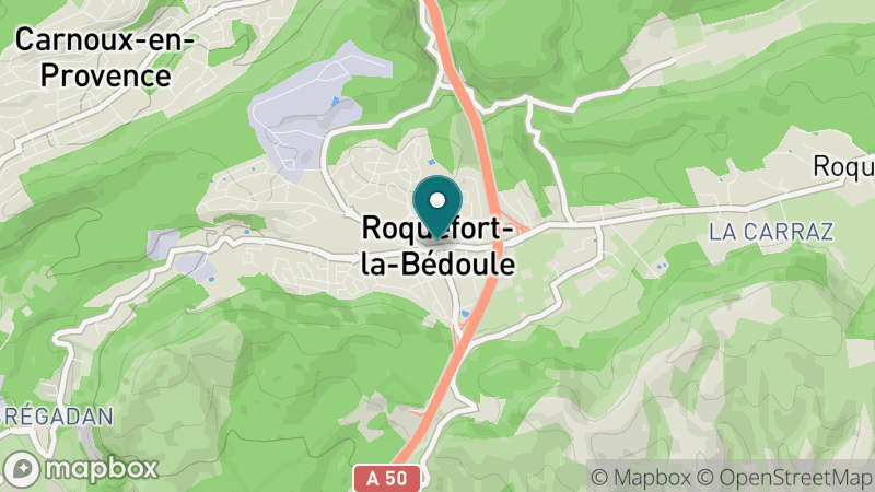 Carte - Roquefort La Bedoule