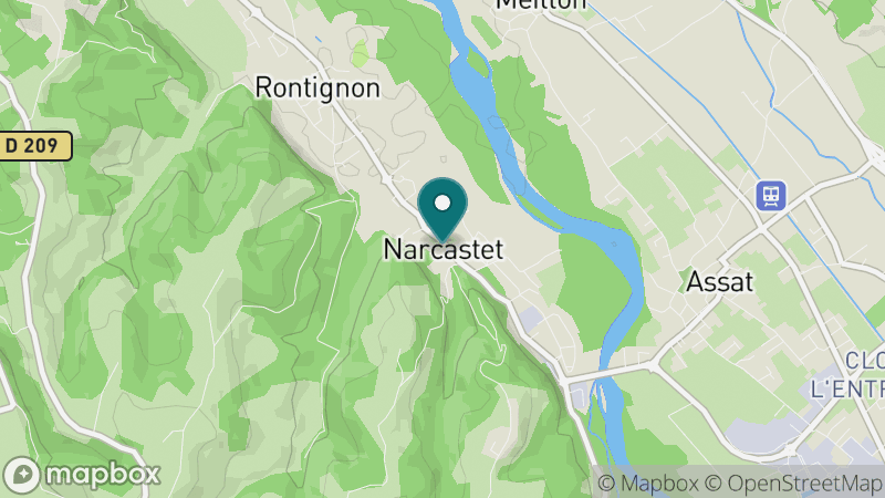 Carte - Narcastet