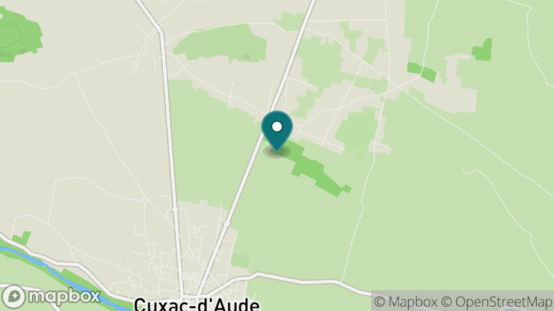 Carte - Cuxac-d'Aude