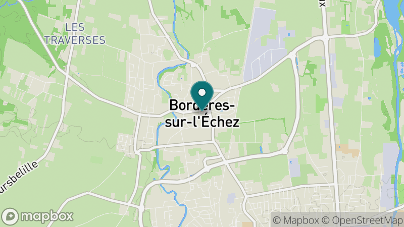 Carte - Borderes Sur L'echez