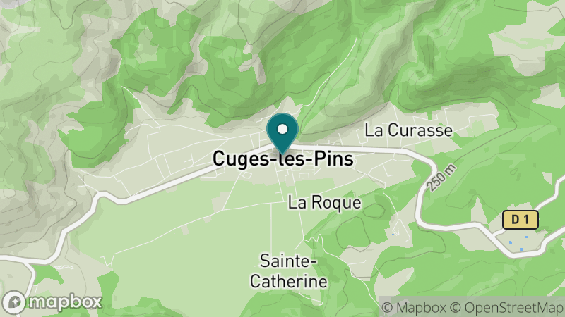 Carte - Cuges Les Pins
