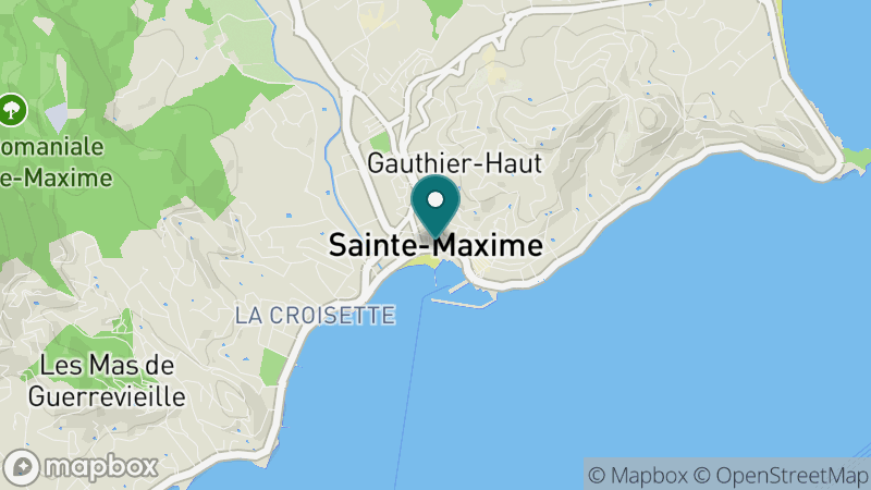 Carte - Sainte Maxime