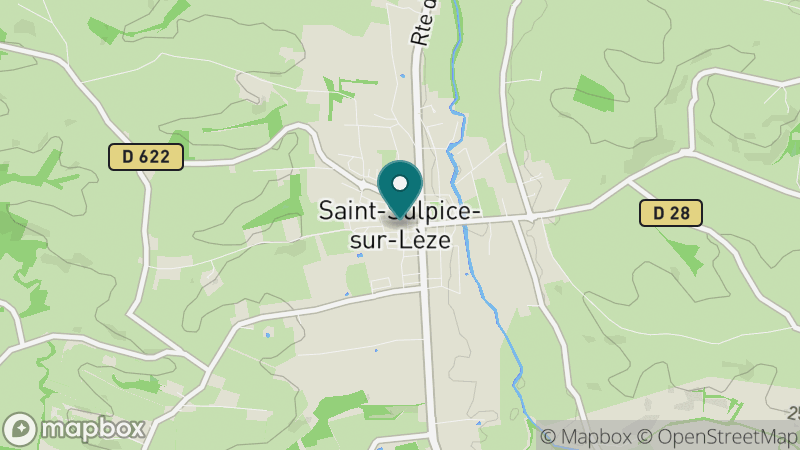 Carte - Saint Sulpice Sur Leze