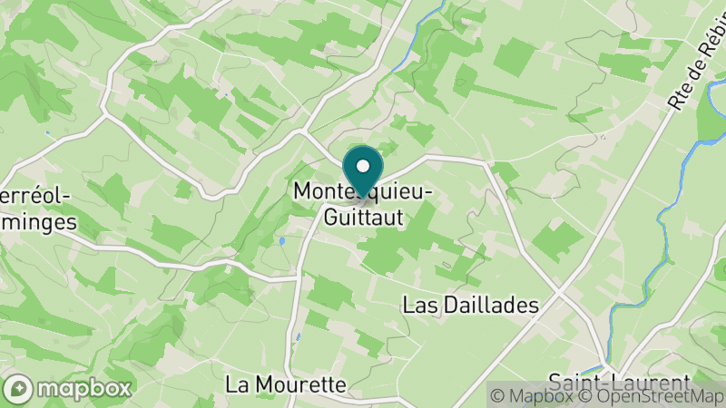 Carte - Montesquieu-Guittaut