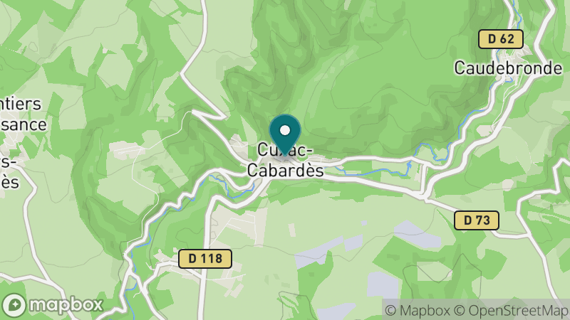 Carte - Cuxac Cabardes