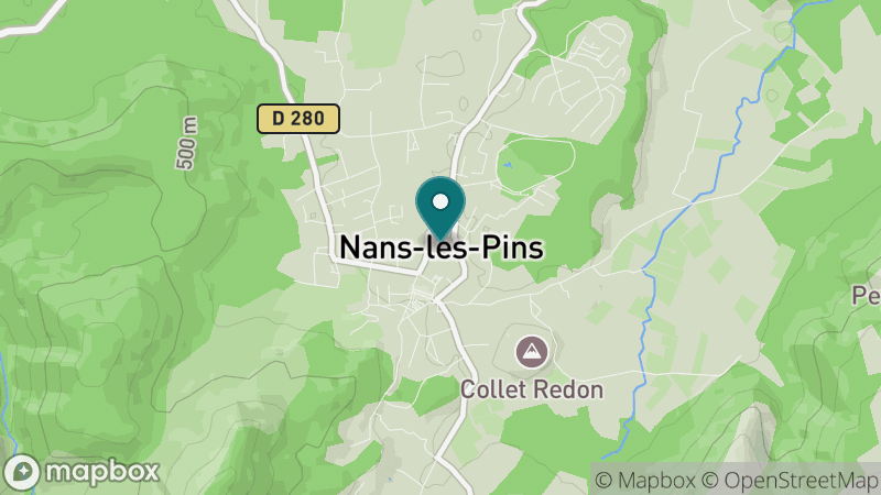 Carte - Nans Les Pins