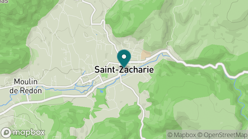 Carte - Saint Zacharie