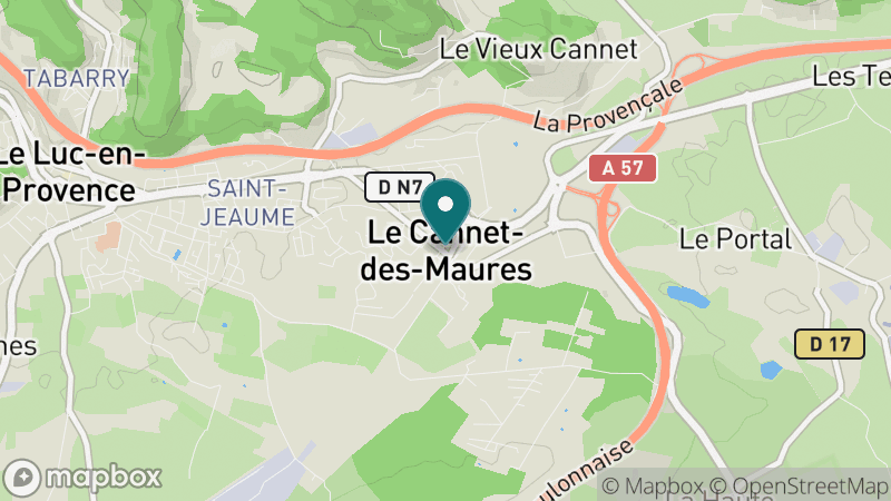 Carte - Le Cannet Des Maures