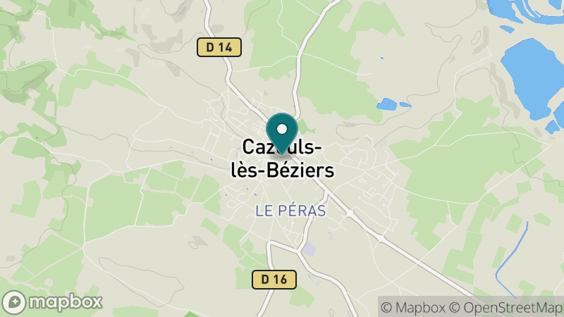 Carte - Cazouls-lès-Béziers