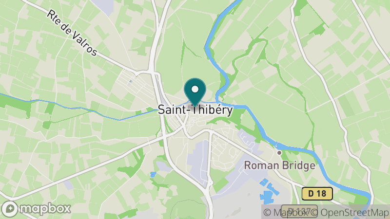 Carte - Saint-Thibéry