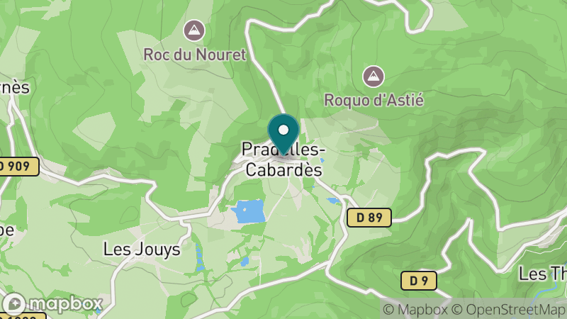 Carte - Pradelles-Cabardès