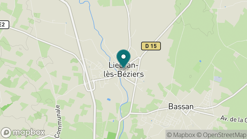 Carte - Lieuran-lès-Béziers