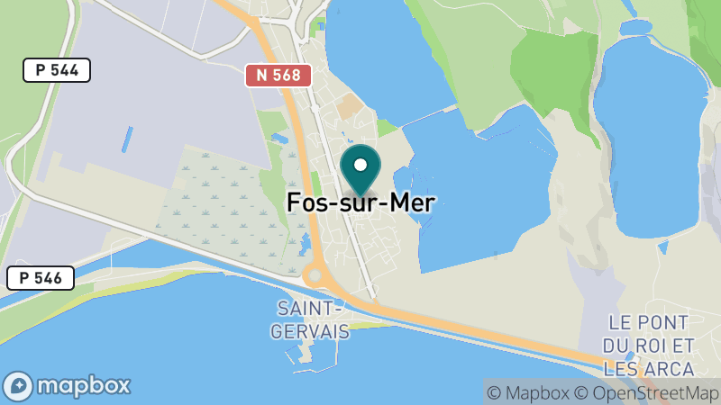 Carte - Fos Sur Mer