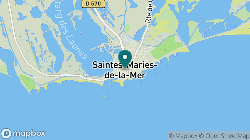 Carte - Saintes-Maries-de-la-Mer