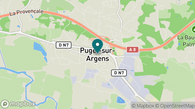 Carte - Puget Sur Argens
