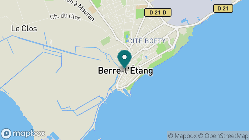 Carte - Berre-l'étang