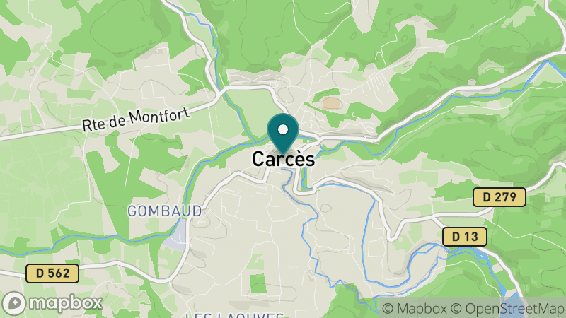 Carte - Carces